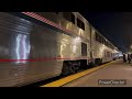 Slack Action! | Night-Time Union Pacific & Amtrak Trains in Ontario, CA