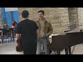 Janitor Shocks Cafeteria with VIOLIN Concert