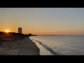 Sunrise on Inage Beach, Chiba, Japan