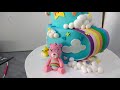 Monkey & Care Bear Design 3D Edible Birthday Cake