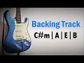 Rock Pop BACKING TRACK in C#m | 95 BPM | Guitar Backing Track