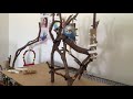 How to make a Mini Bird Playground | DIY Mini-Bird Stand