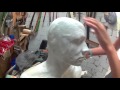 Lifecasting: How to make a lifecast of your head _Batman mask build part1_Factory prop build