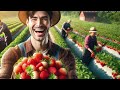 How Farm Workers Grow And Pick Billions Of Strawberries In California | AUS Farm