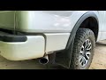 2013 F150 3.5 Ecoboost Custom STRAIGHT-PIPED Dual Exhaust