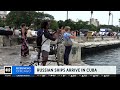 Small flotilla of Russian warships arrive in Cuba