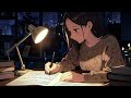 🎵 Serene Night: Girl's Peaceful Study Under the Moonlight (Lofi K-pop) 🎵