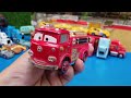 Clean up muddy minicars & disney pixar car convoys! Play in the garden