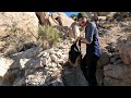 Gold Mine and A Cabin Built Into Boulders