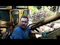 Replacing A Backhoe Hydraulic Line Hose In The Field For A Ford 555