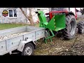 Dangerous Automatic Homemade Firewood Processing Machines in Action, Powerful Wood Splitter