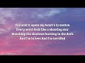 Katharine McPhee - Terrified (Lyrics) ft. Zachary Levi