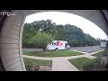 FedEx driver tossing packages