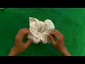 FLOWER IN VASE - TOWEL CREATION | TUTORIAL | TIPS | CARA | DIY | HOW TO