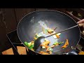 How to Season a Wok | Carbon Steel Wok Seasoning | Gas One Burner | カナダでゲットした山田工業所の中華鍋をシーズニングした