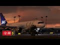 Microsoft Flight Simulator 2020 - Scandinavian A320neo landing in Copenhagen - rare Runway 12!