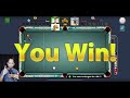 I RISKED MY COINS ON THE ALL-IN TABLE IN 8 BALL POOL W/BEGINNER CUE 🤯