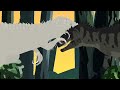 Indominus Rex vs Giganotosaurus (Dominion)| Sticknodes Animation