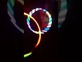 Playing w/ the hoop at the SQUNTO show!! :D