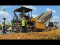 How Team Gravel Paving MACHINERY Building Roads In The Field​ With High standard and quality
