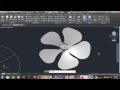 AutoCAD 3D Fan, Basic Beginner Training, 3D modeling