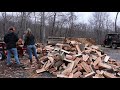 #377 THE BIG SPLIT! Wolfe Ridge Compact Commercial, How much firewood in one hour?