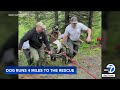 Dog travels 4 miles to find help after owner's truck plunges off cliff in Oregon