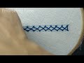 Very beautiful Diamond stitch | Diamond stitch for beginners |