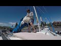 Mast Stepping and Solar Rack Installation on a Catalina 25 Sailboat (step by step)