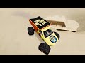 Monster Jam INSANE Racing, Freestyle and High Speed Jumps #4 | BeamNG Drive | Grave Digger