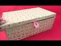 How to make Bangle Box with waste Shoebox | Best out of waste | DIY jewellery Organizer