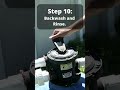 Changing Pool Filter Sand in 10 Steps #shorts #diy