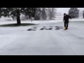 Time-lapsed Snowfall