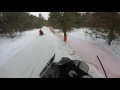 Snowmobile trip lasted one minute and 50 seconds