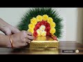 Special Garika/Dhurva Decoration for Ganesh Chaturthi | DIY Ganesh Chaturthi Decoration at Home