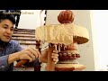 Amazing Skills Woodworking Extremely High Technical | Build Curved Wooden Stair Railing Hand-Crafted