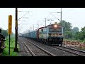 Perfect CROSSING Freight Trains | Extremely Rare :Beautiful KALYAN WAG-7M (Ex WCAM3) Twins in SCR IR