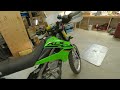 KLX300 DIY WindScreen Trash Can Mod