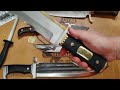 Testing Some Frank Gonzalez knives and a Pakistan Jim Bowie replica with failures.