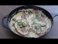 Creamy Garlic Mushroom Pork Chop - Try This Delicious Recipe! 😀