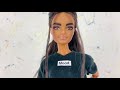 DIY Barbie Doll Clothes! Pleated Skirt + Tied Crop Top! How To Make Trendy Clothes For Barbie Dolls