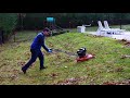 Flying Hovercraft Lawn Mower - No Wheels