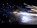 BLUE AND GOLD SHIMMERING BEAUTY, 49 SHOTS, 500 GRAM FIREWORKS CAKE, BEAUTIFUL, BIG, LOUD