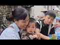 Harvesting bamboo shoots and selling them with my 2 children: A busy day in the garden