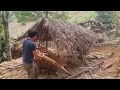 (Full video compilation part 4) 4 years living alone building farm. Robert |  Green forest life