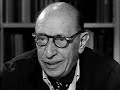 Igor Stravinsky interview with Robert Craft (1957)