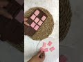How to Use Chocolate Silicone Mold to Make Mini Chocolates |chocolate mold |Pink chocolate