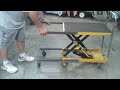 Harbor Freight Hydraulic Lift Table Modification