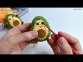 How To Crochet Avocado 🥑 | Avocado Amigurumi | Móc Trái Bơ | Xuxu Crochet