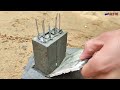 Top diy tractor the most creatives  mini rustic! making miniature for water pump| concrete bridge #2